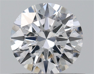 Picture of Natural Diamond 0.45 Carats, Round with Excellent Cut, D Color, SI2 Clarity and Certified by GIA