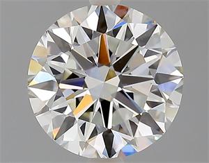 Picture of Natural Diamond 2.01 Carats, Round with Excellent Cut, J Color, VS1 Clarity and Certified by GIA