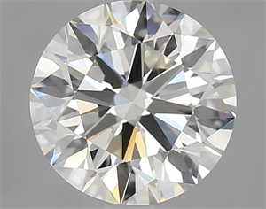 Picture of Natural Diamond 2.15 Carats, Round with Excellent Cut, J Color, IF Clarity and Certified by GIA