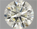 Natural Diamond 0.40 Carats, Round with Very Good Cut, K Color, VS1 Clarity and Certified by IGI