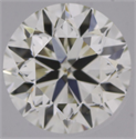 Natural Diamond 0.50 Carats, Round with Very Good Cut, K Color, VS1 Clarity and Certified by GIA