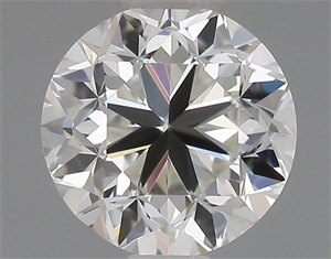 Picture of Natural Diamond 0.50 Carats, Round with Good Cut, H Color, VVS1 Clarity and Certified by IGI