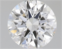 Natural Diamond 0.40 Carats, Round with Excellent Cut, F Color, VS2 Clarity and Certified by GIA