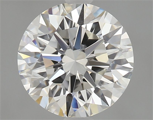 Picture of Natural Diamond 1.71 Carats, Round with Excellent Cut, H Color, VVS2 Clarity and Certified by GIA