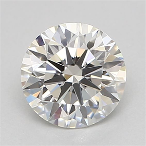 Picture of Natural Diamond 0.41 Carats, Round with Excellent Cut, I Color, VS1 Clarity and Certified by GIA