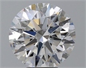 Natural Diamond 5.55 Carats, Round with Excellent Cut, E Color, SI1 Clarity and Certified by GIA