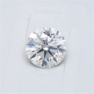 Picture of Natural Diamond 0.40 Carats, Round with Excellent Cut, F Color, I1 Clarity and Certified by GIA