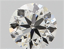 Natural Diamond 0.50 Carats, Round with Very Good Cut, I Color, VS1 Clarity and Certified by GIA