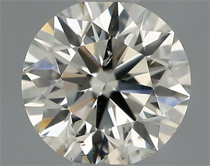 Picture of Natural Diamond 0.50 Carats, Round with Very Good Cut, I Color, SI1 Clarity and Certified by IGI