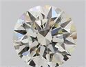 Natural Diamond 0.41 Carats, Round with Excellent Cut, I Color, VS2 Clarity and Certified by GIA