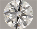 Natural Diamond 0.46 Carats, Round with Excellent Cut, H Color, VS1 Clarity and Certified by GIA