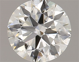 Picture of Natural Diamond 0.46 Carats, Round with Excellent Cut, H Color, VS1 Clarity and Certified by GIA