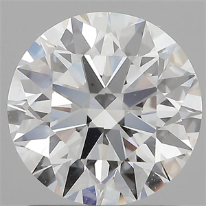 Picture of Natural Diamond 1.61 Carats, Round with Excellent Cut, F Color, VVS2 Clarity and Certified by GIA