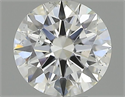 Natural Diamond 0.40 Carats, Round with Excellent Cut, F Color, SI1 Clarity and Certified by GIA