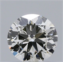 Natural Diamond 0.40 Carats, Round with Very Good Cut, H Color, SI1 Clarity and Certified by IGI