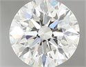 Natural Diamond 0.50 Carats, Round with Excellent Cut, H Color, SI2 Clarity and Certified by GIA