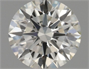 Natural Diamond 0.45 Carats, Round with Excellent Cut, I Color, VVS1 Clarity and Certified by IGI