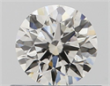 Natural Diamond 0.51 Carats, Round with Excellent Cut, I Color, VS2 Clarity and Certified by GIA