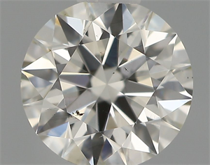 Picture of Natural Diamond 0.51 Carats, Round with Excellent Cut, I Color, VS2 Clarity and Certified by IGI