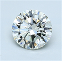 Natural Diamond 2.00 Carats, Round with Excellent Cut, K Color, VVS1 Clarity and Certified by GIA