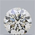 Natural Diamond 0.50 Carats, Round with Excellent Cut, K Color, SI2 Clarity and Certified by GIA