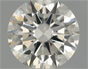 Natural Diamond 0.54 Carats, Round with Excellent Cut, I Color, VS1 Clarity and Certified by IGI