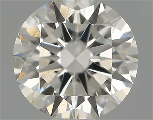 Picture of Natural Diamond 0.54 Carats, Round with Excellent Cut, I Color, VS1 Clarity and Certified by IGI