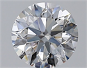 Natural Diamond 1.51 Carats, Round with Excellent Cut, D Color, VS1 Clarity and Certified by GIA