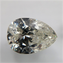 Natural Diamond 3.00 Carats, Pear with  Cut, J Color, IF Clarity and Certified by IGI