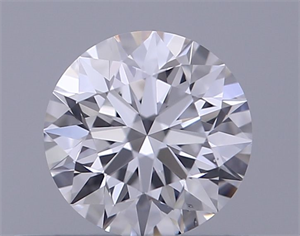 Picture of Natural Diamond 0.40 Carats, Round with Excellent Cut, D Color, SI1 Clarity and Certified by GIA