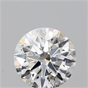 Natural Diamond 0.45 Carats, Round with Excellent Cut, F Color, SI2 Clarity and Certified by GIA