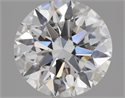 Natural Diamond 2.50 Carats, Round with Excellent Cut, E Color, VVS2 Clarity and Certified by GIA