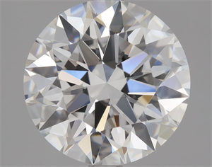 Picture of Natural Diamond 2.50 Carats, Round with Excellent Cut, E Color, VVS2 Clarity and Certified by GIA