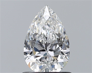 Picture of Natural Diamond 0.71 Carats, Pear with  Cut, E Color, VS1 Clarity and Certified by GIA