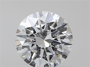 Picture of Natural Diamond 0.41 Carats, Round with Excellent Cut, H Color, VS2 Clarity and Certified by GIA