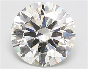 Picture of Natural Diamond 2.07 Carats, Round with Excellent Cut, I Color, SI2 Clarity and Certified by GIA