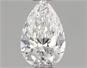 Natural Diamond 0.80 Carats, Pear with  Cut, D Color, VVS1 Clarity and Certified by GIA