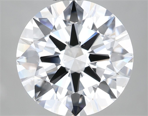 Picture of Natural Diamond 2.51 Carats, Round with Excellent Cut, E Color, VS2 Clarity and Certified by GIA