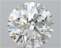 Natural Diamond 2.50 Carats, Round with Excellent Cut, J Color, VVS1 Clarity and Certified by GIA