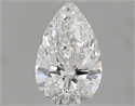 Natural Diamond 1.20 Carats, Pear with  Cut, F Color, SI1 Clarity and Certified by GIA