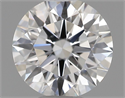 Natural Diamond 0.40 Carats, Round with Excellent Cut, F Color, SI1 Clarity and Certified by GIA