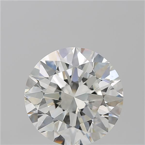 Picture of Natural Diamond 5.02 Carats, Round with Excellent Cut, I Color, VS2 Clarity and Certified by GIA