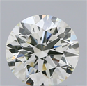 Natural Diamond 0.62 Carats, Round with Excellent Cut, K Color, SI1 Clarity and Certified by GIA