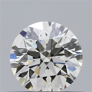 Picture of Natural Diamond 0.40 Carats, Round with Excellent Cut, J Color, VS2 Clarity and Certified by GIA