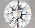 Natural Diamond 5.02 Carats, Round with Excellent Cut, F Color, SI2 Clarity and Certified by GIA