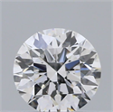 Natural Diamond 0.42 Carats, Round with Excellent Cut, E Color, VS1 Clarity and Certified by GIA