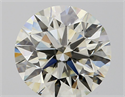 Natural Diamond 2.51 Carats, Round with Excellent Cut, J Color, VS2 Clarity and Certified by IGI