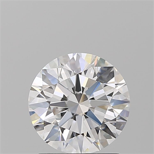 Picture of Natural Diamond 1.56 Carats, Round with Excellent Cut, D Color, IF Clarity and Certified by GIA