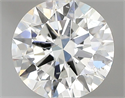 Natural Diamond 0.55 Carats, Round with Excellent Cut, I Color, SI2 Clarity and Certified by GIA