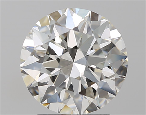 Picture of Natural Diamond 2.51 Carats, Round with Excellent Cut, I Color, VS1 Clarity and Certified by GIA